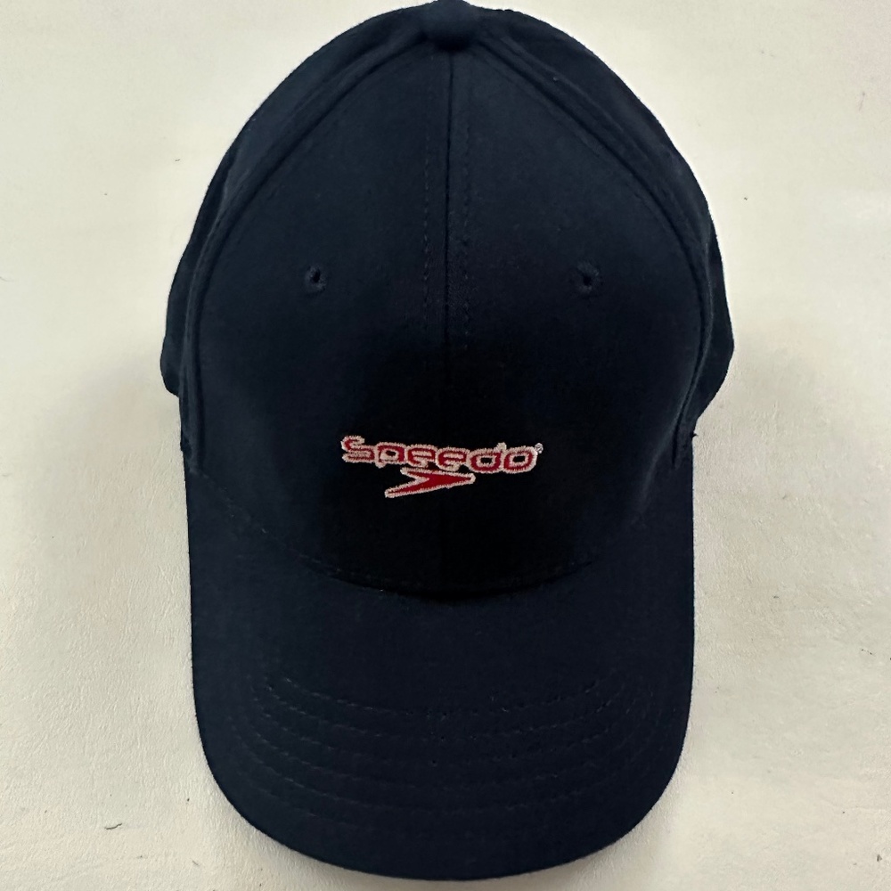 Speedo Logo Blue A+FLEX Fitted Baseball Cap Hat Size S/M